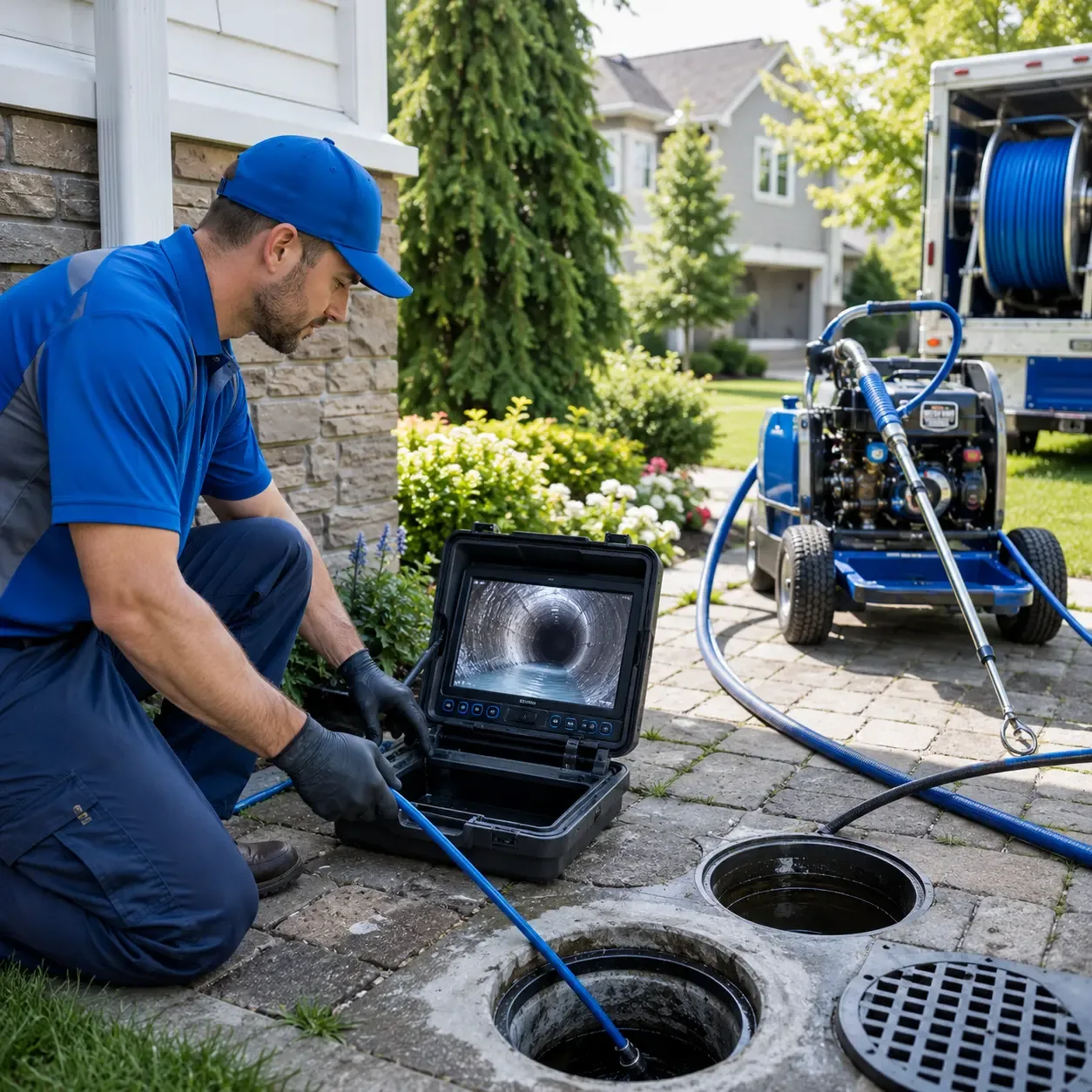 Outdoor drain cleaning professionals serving Western Springs, IL