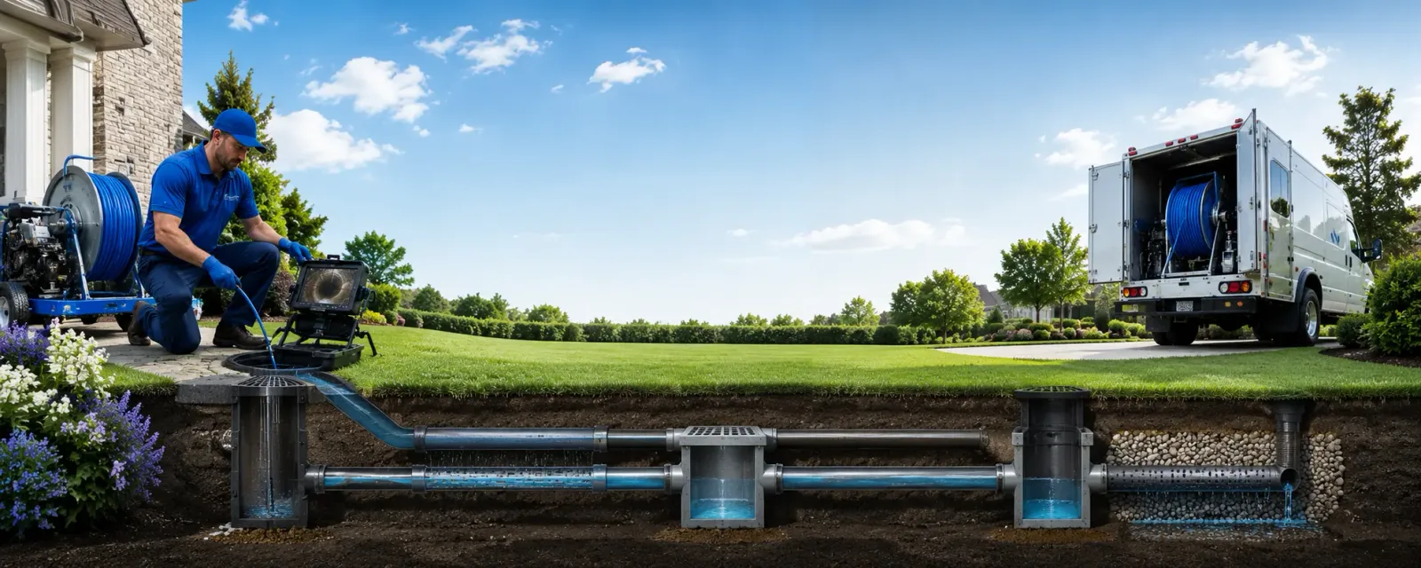 Outdoor drain cleaning information for Western Springs, IL